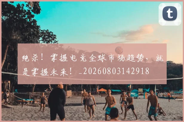 绝杀！掌握电竞全球市场趋势，就是掌握未来！_20260803142918