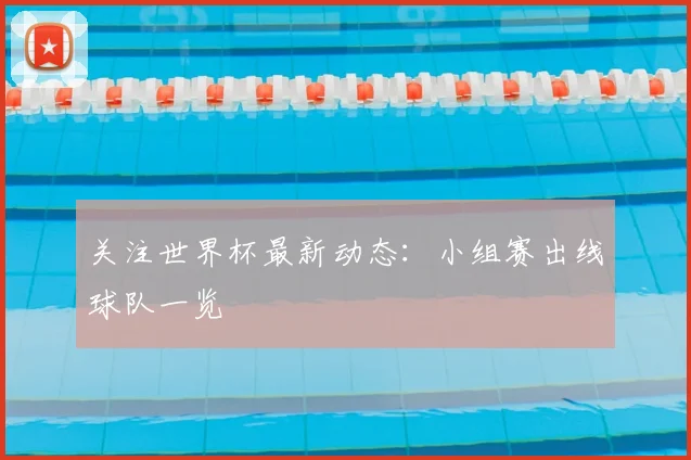 关注世界杯最新动态:小组赛出线球队一览